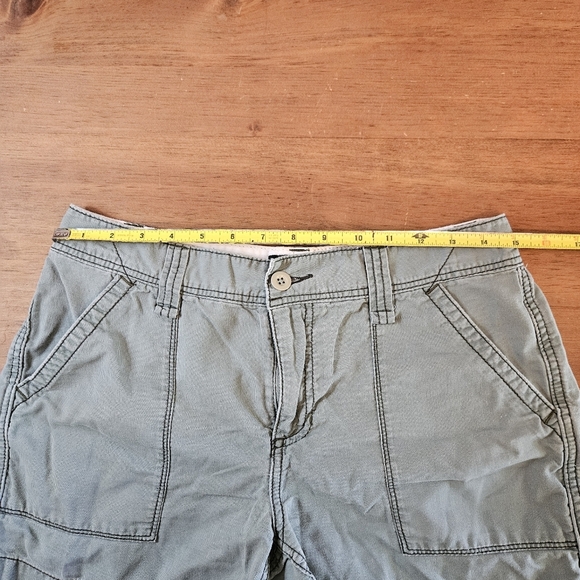 Polo Jeans Company Ralph Lauren Vintage Womens Utility Shorts Olive Green Size 6 - Picture 5 of 8